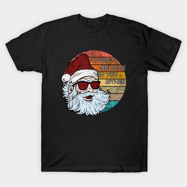 Bad Santa T-Shirt by valentinahramov